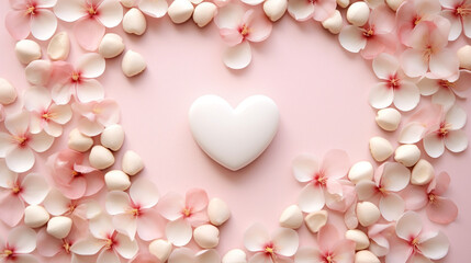 Fototapeta premium heart shaped cookies HD 8K wallpaper Stock Photographic Image 