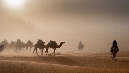Camellos desierto