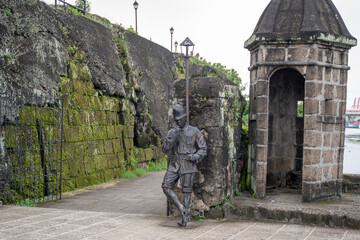 View of Fort Santiago in Intramuros in Manila, Philippine - obrazy, fototapety, plakaty