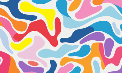 colorful shape patterns on a white background