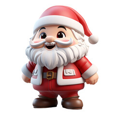 Santa Claus 3D Cartoon Doll 4 png - 1