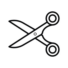 Scissors icon design, illustration design