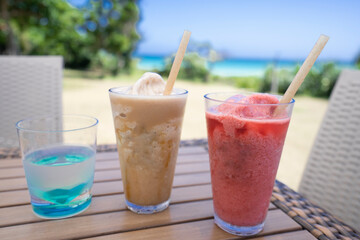 宮古島の人気カフェからの風景②