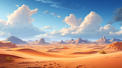 Ultra-Real Sahara Sand Dunes