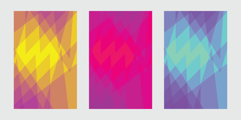 Fototapeta premium vector background design with three color variations