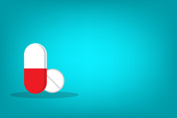 Pills. Pill and tablet	