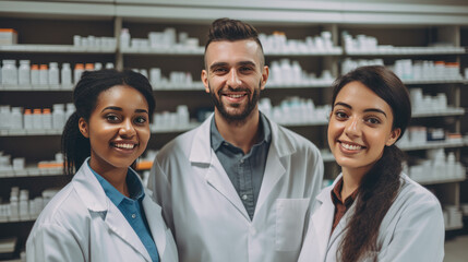 Fototapeta premium Pharmacy Generative Ai