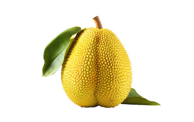 The Tropical Giant Embracing the Flavorful Jackfruit on White or PNG Transparent Background.