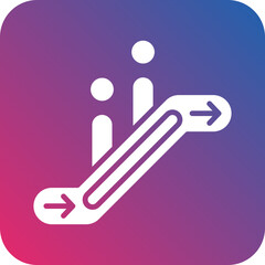 Vector Design Escalator Icon Style
