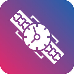 Vector Design Wristwatch Icon Style