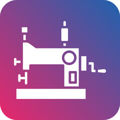 Vector Design Sewing Machine Icon Style