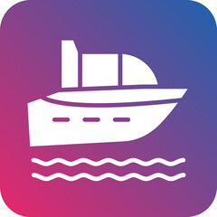 Vector Design Boat Icon Style