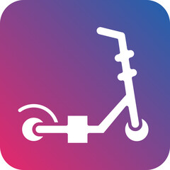 Vector Design Kick Scooter Icon Style