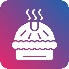 Vector Design Apple Pie Icon Style