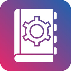 Vector Design Literary Style Icon Style