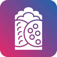 Vector Design Chimichanga Icon Style