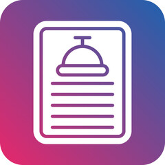 Vector Design Daily Menu Icon Style