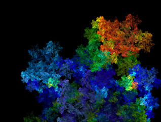 Imaginatory fractal abstract background Image