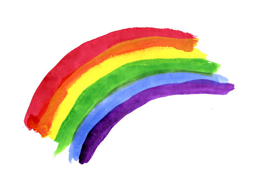 Aquarell Regenbogen