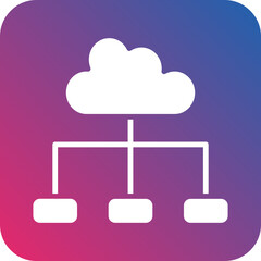 Vector Design Cloud Connection Icon Style