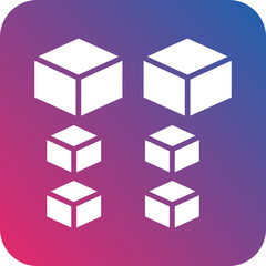 Vector Design Blocks Icon Style