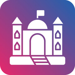 Vector Design Bouncy Castle Icon Style