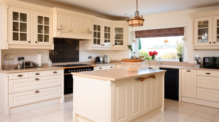 Immaculate luxurious kitchen interior.