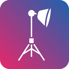 Vector Design Studio Lighting Icon Style