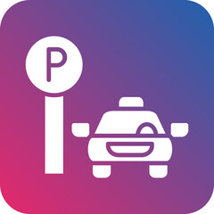 Vector Design Parking Icon Style