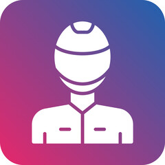Vector Design Rider Icon Style