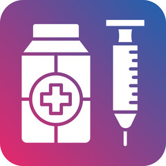 Vector Design Vaccine Icon Style