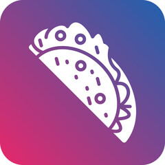 Vector Design Taco Icon Style