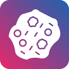 Vector Design Chocolate Chip Cookie Icon Style