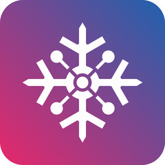 Vector Design Snowflake Icon Style