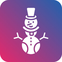 Vector Design Snowman Without Snow Icon Style