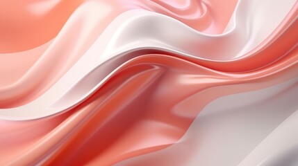 Obraz premium a soft colorful background with a smooth, flowing fabric design in the center of the image is a soft colorful background with a smooth, flowing fabric design in the middle.
