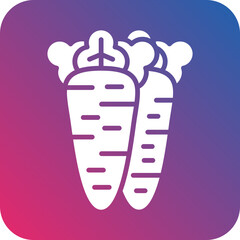 Vector Design Carrot Icon Style