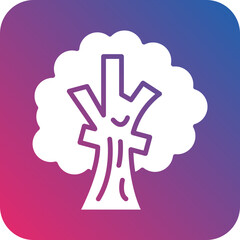 Vector Design Dry Tree Icon Style