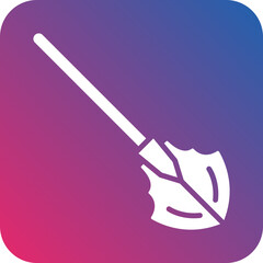 Vector Design Shovel Icon Style