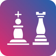 Vector Design Chess Game Icon Style