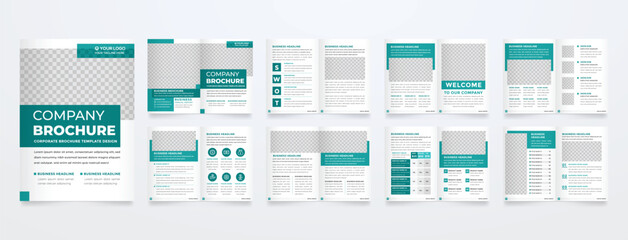 business brochure template editable vector design