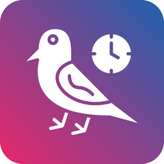Vector Design Early Bird Icon Style