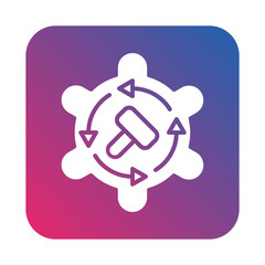 Vector Design Auction By Proxy Icon Style