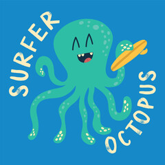 cartoon octopus