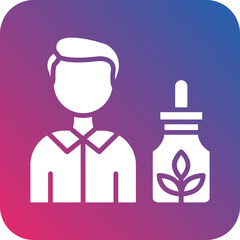 Vector Design Cbd Oil Users Icon Style