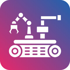 Vector Design Military Robot Icon Style