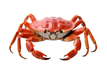 snow crab isolated on transparent background generative ai