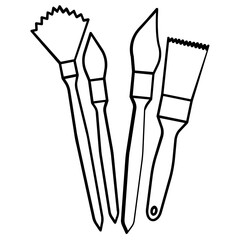 Education Icon Set in Line Style