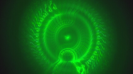 Obraz premium 3D manual rendering abstract circle light background