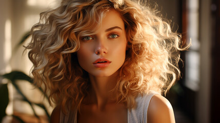 Charming Curly Beauty